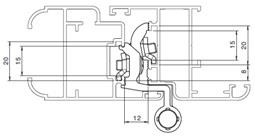 Cerniera 2A NNC40S 1013 avorio